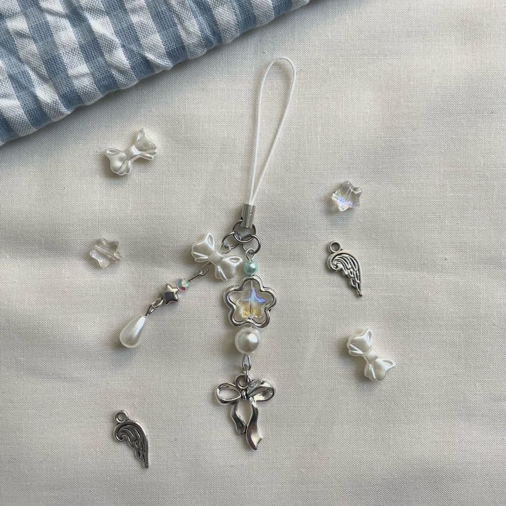 coquette phone charm